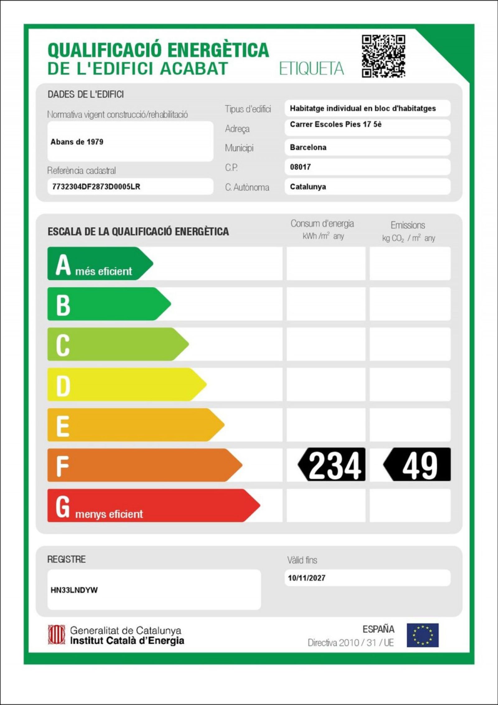 Apartamento de 3 dormitorios, 3 baños y 306m² en venta en Les Tres Torres, Barcelona - foto 29 de 30