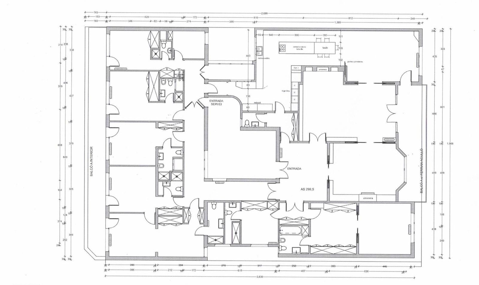 Apartamento de 6 dormitorios, 6 baños y 600m² en venta en Turó Park, Barcelona - foto 50 de 50