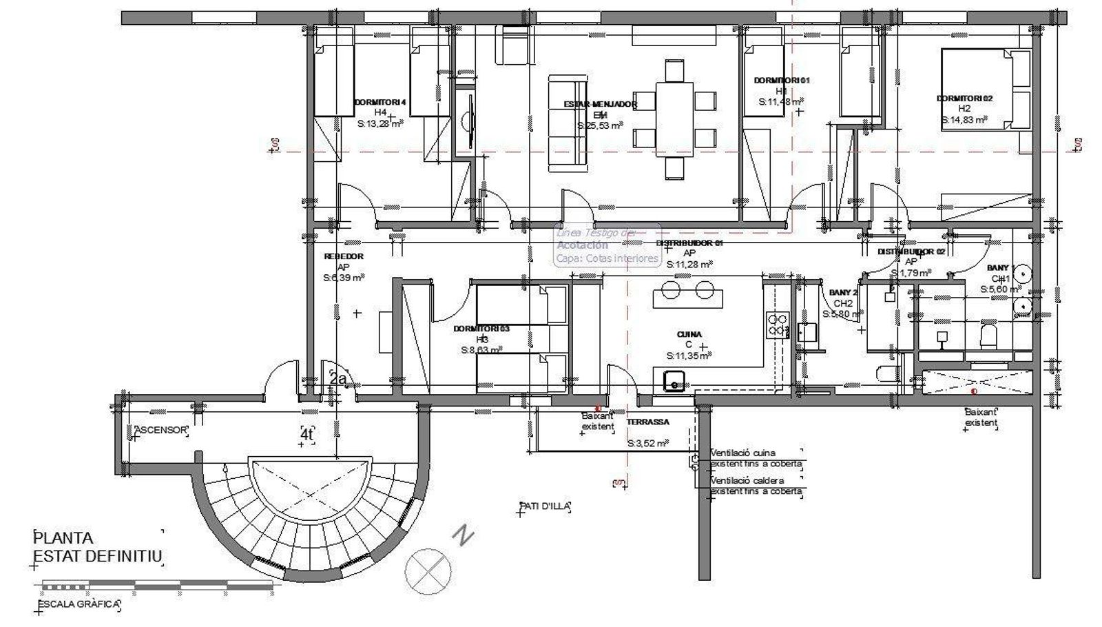 Piso de 4 dormitorios, 2 baños y 140m² en venta en Eixample, Barcelona - foto 28 de 37