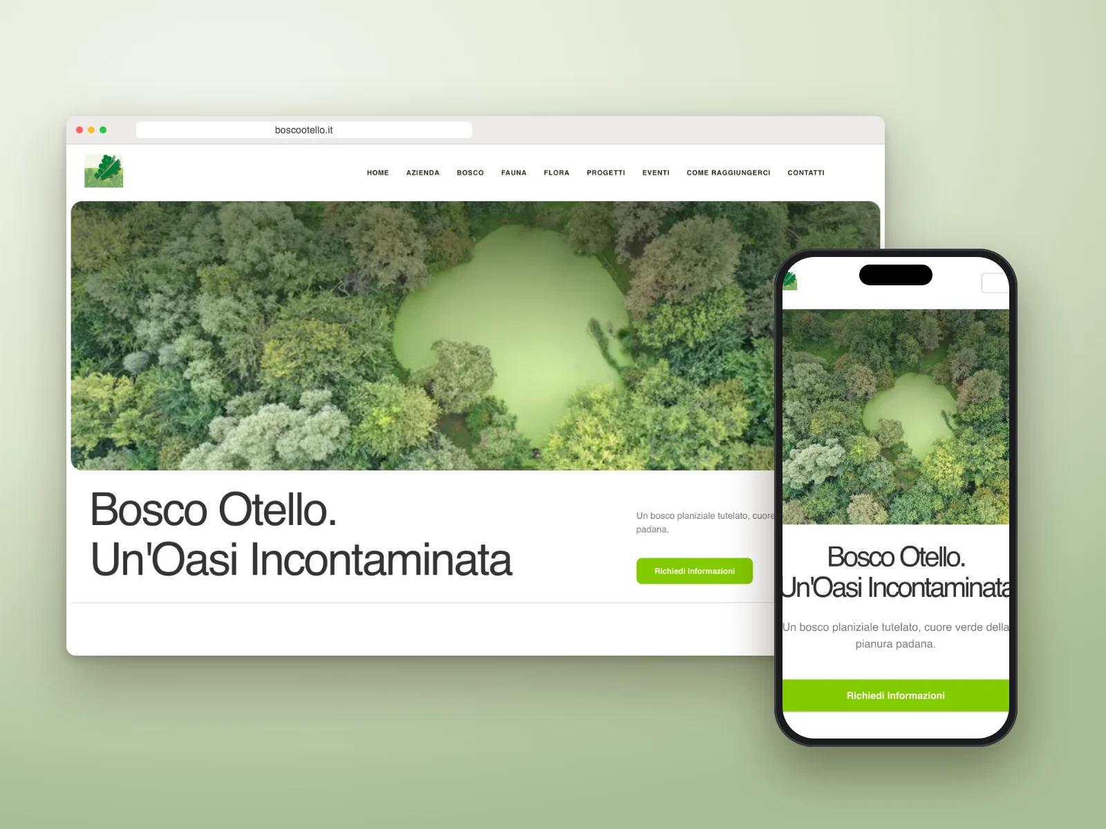 Anteprima del progetto Bosco Otello