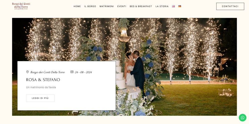 Il racconto del matrimonio di Rosa e Stefano