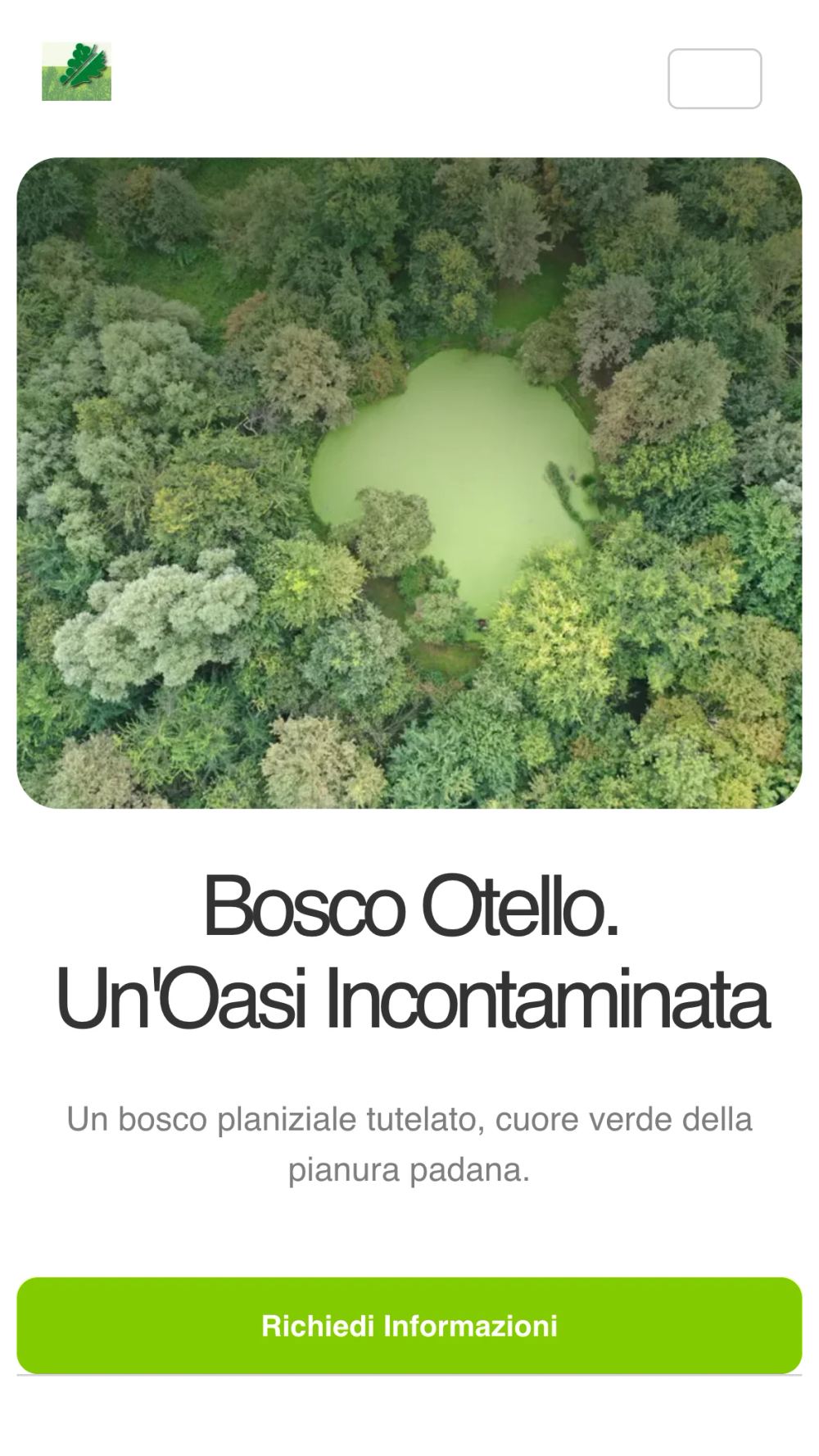 La home su mobile