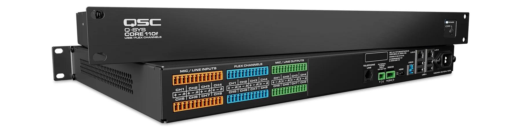 Q-SYS Core 110f v2 Unified Audio, Video & Control Processor