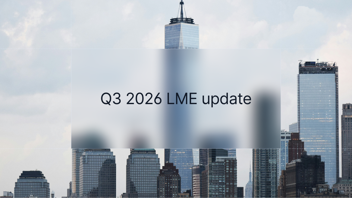 Q3 2026 LME Update — 14 LMEs close as pipeline continues to grow