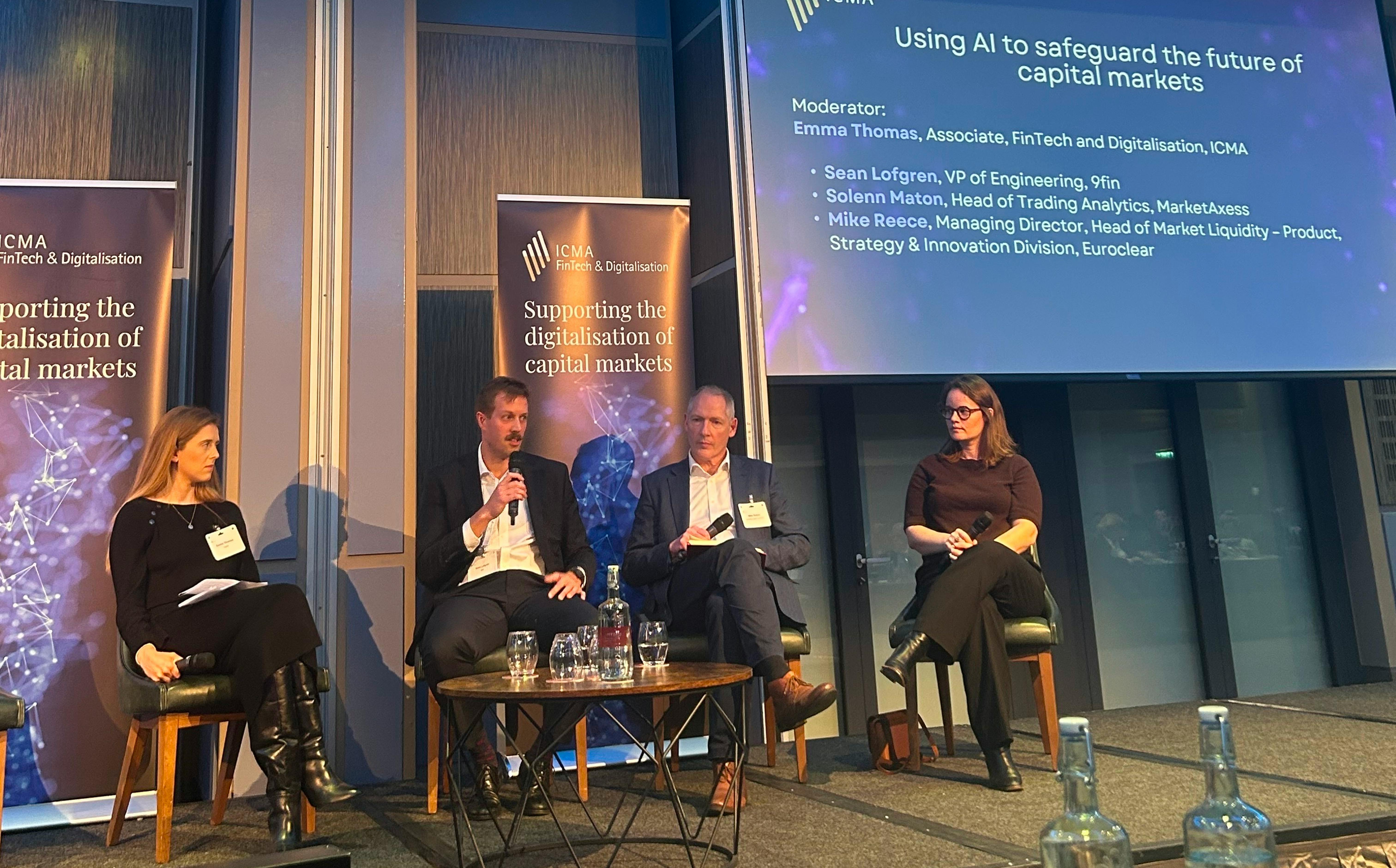 Speaking at the ICMA FinTech and Digitalisation Forum.