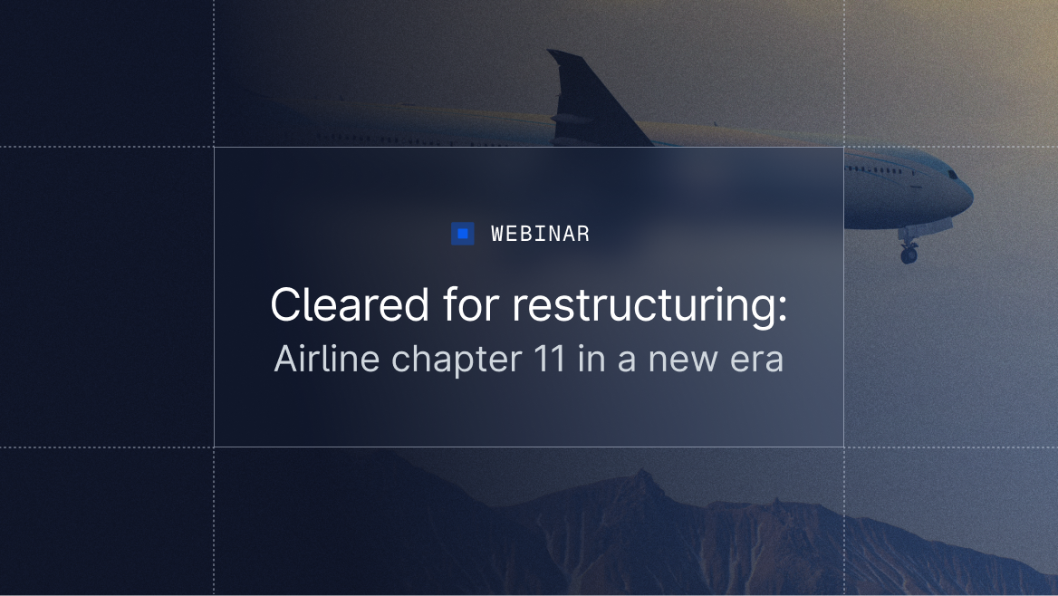 Cleared for restructuring: Airline chapter 11 in a new era