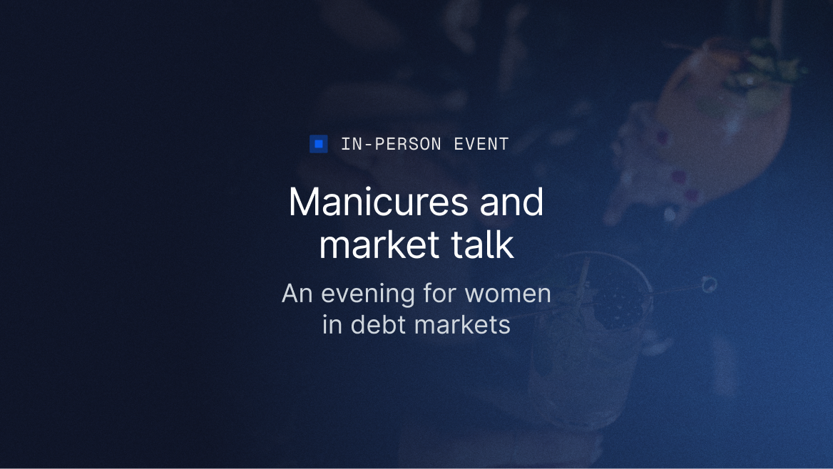 An evening for women in debt markets