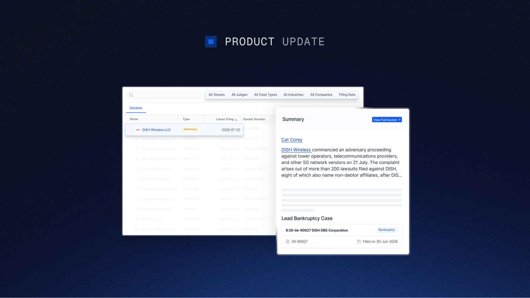 Conduct PACER-free precedent research with our new Dockets repository