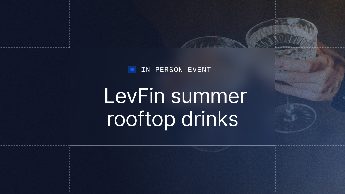 LevFin summer rooftop drinks