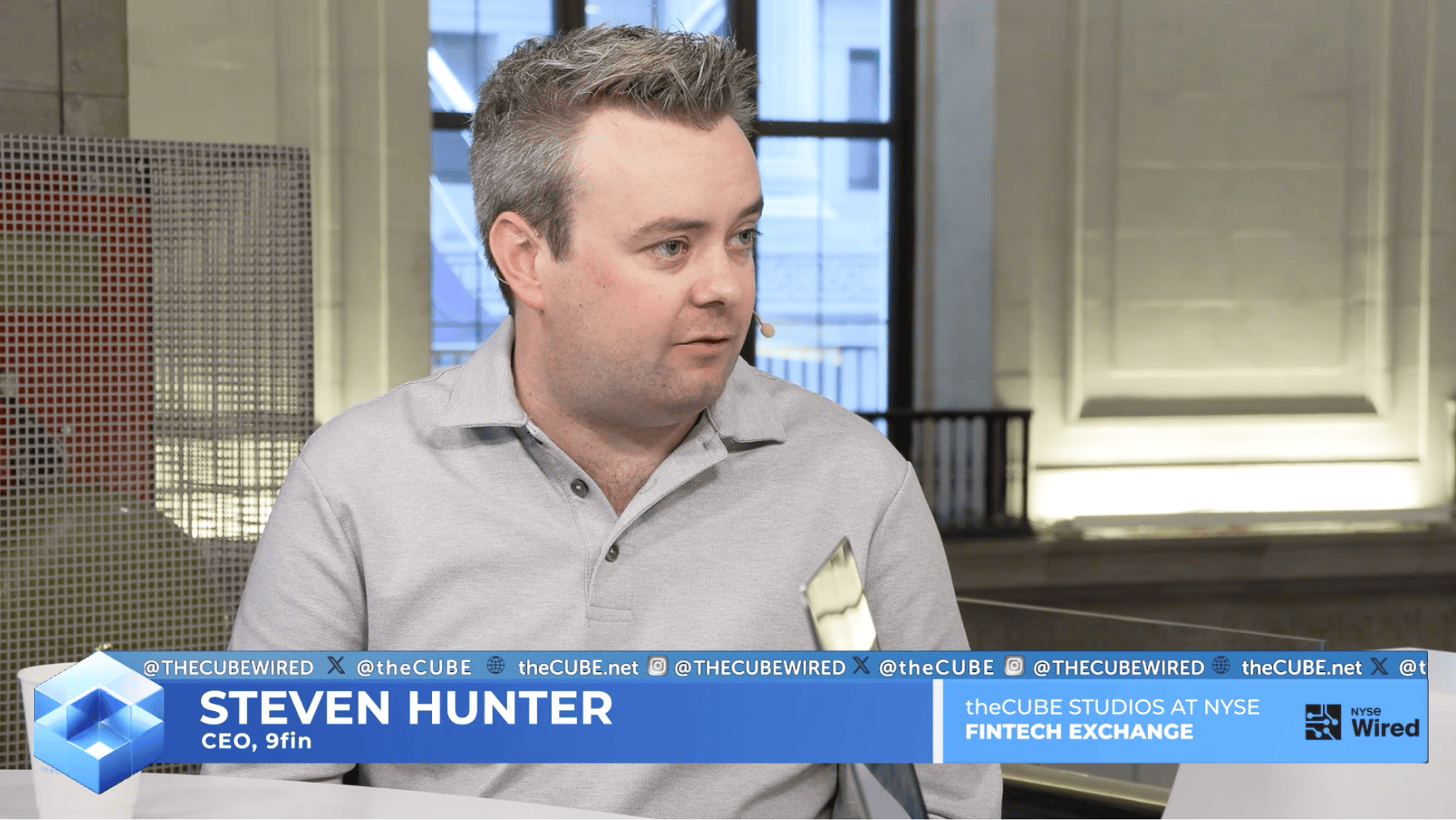Steven Hunter, 9fin | theCUBE + NYSE Wired: FinTech Exchange Series