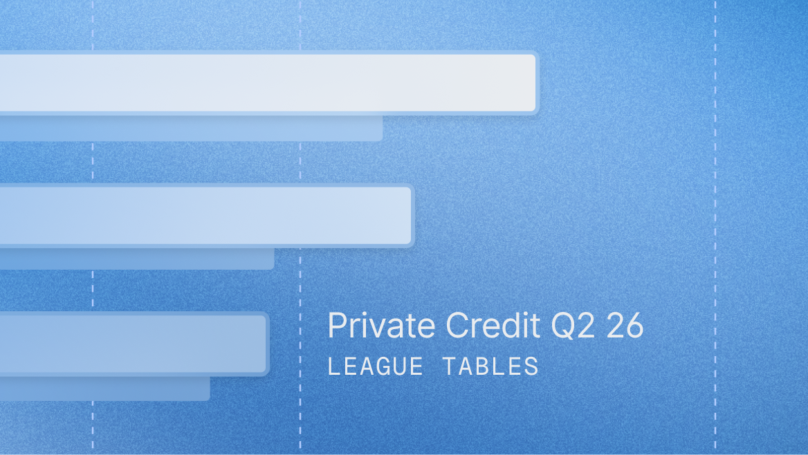 European private credit league tables Q2 26