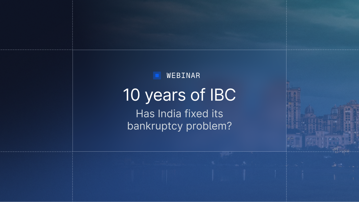10 years of IBC — has India fixed its bankruptcy problem? 