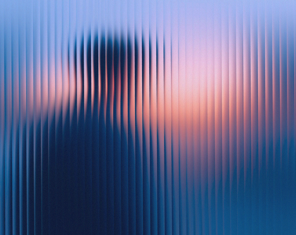 Blurred image in purple