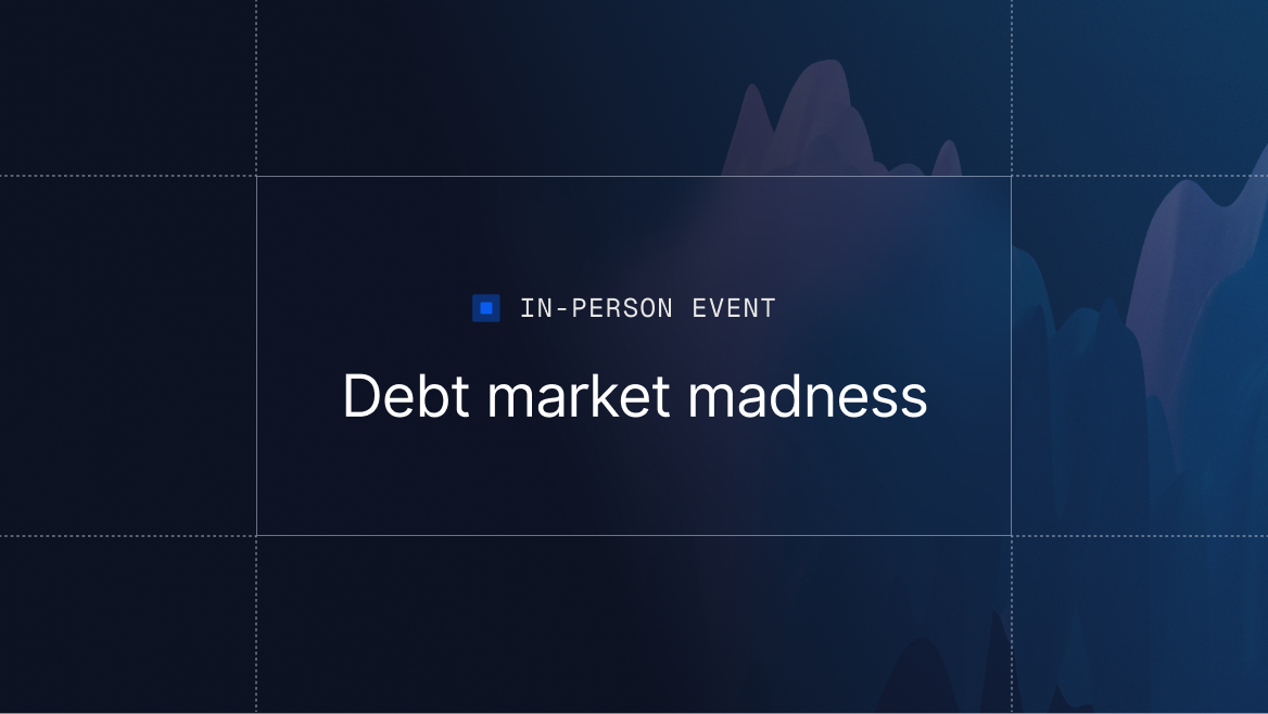 Debt market madness: A 9fin networking evening