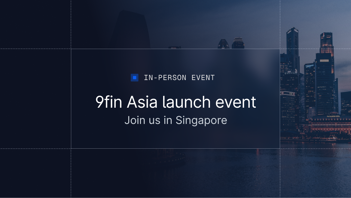 Celebrate 9fin’s Asia launch in Singapore