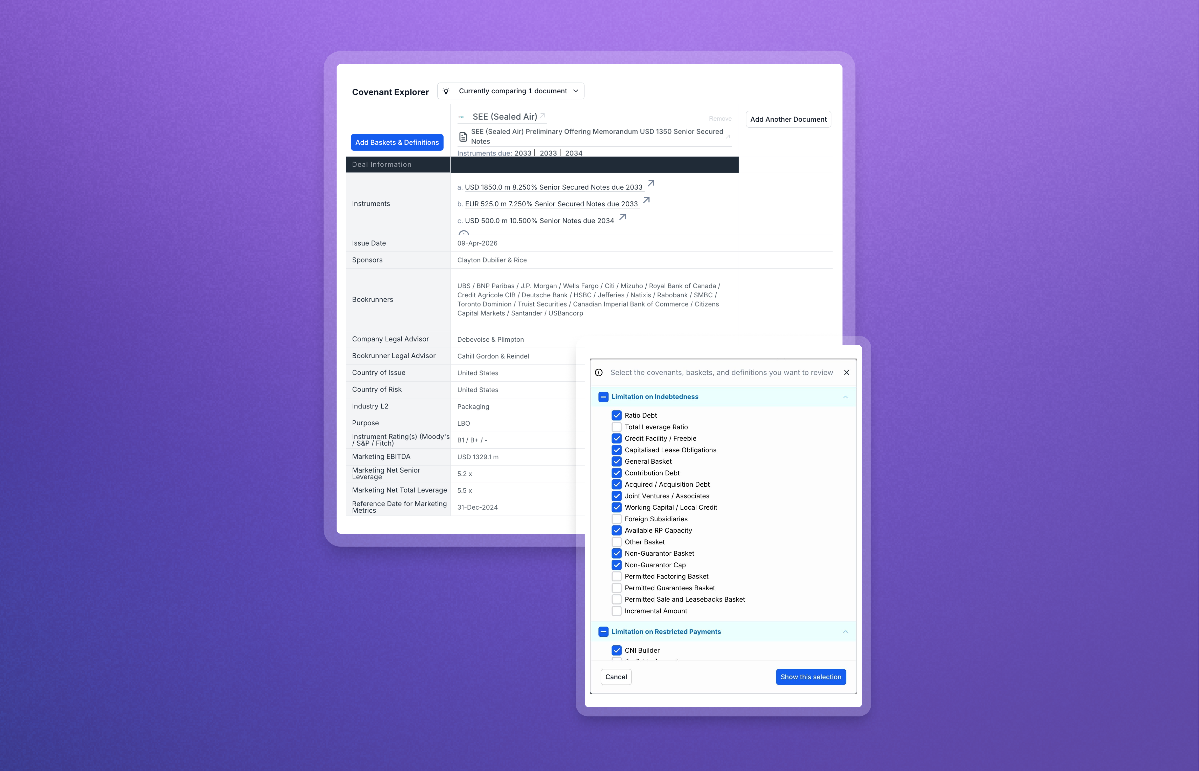 Covenant Explorer: Prompt 2 — Get fluent on covenant protections