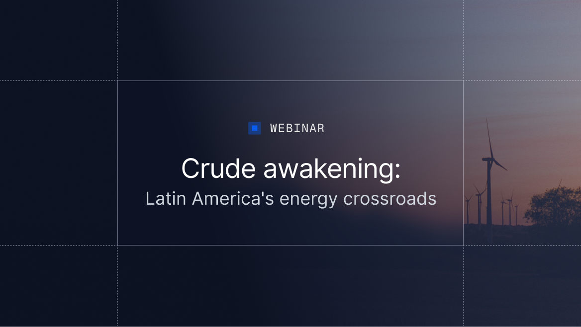 Crude awakening: Latin America's energy crossroads