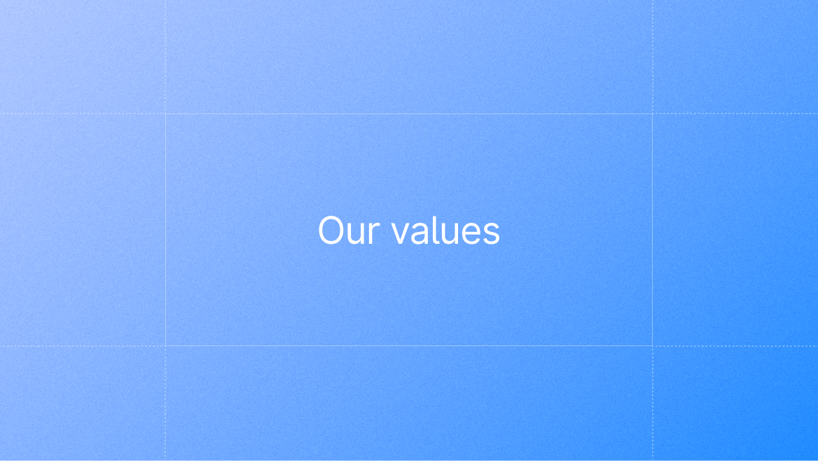 How 9fin works: our values (the backstory)