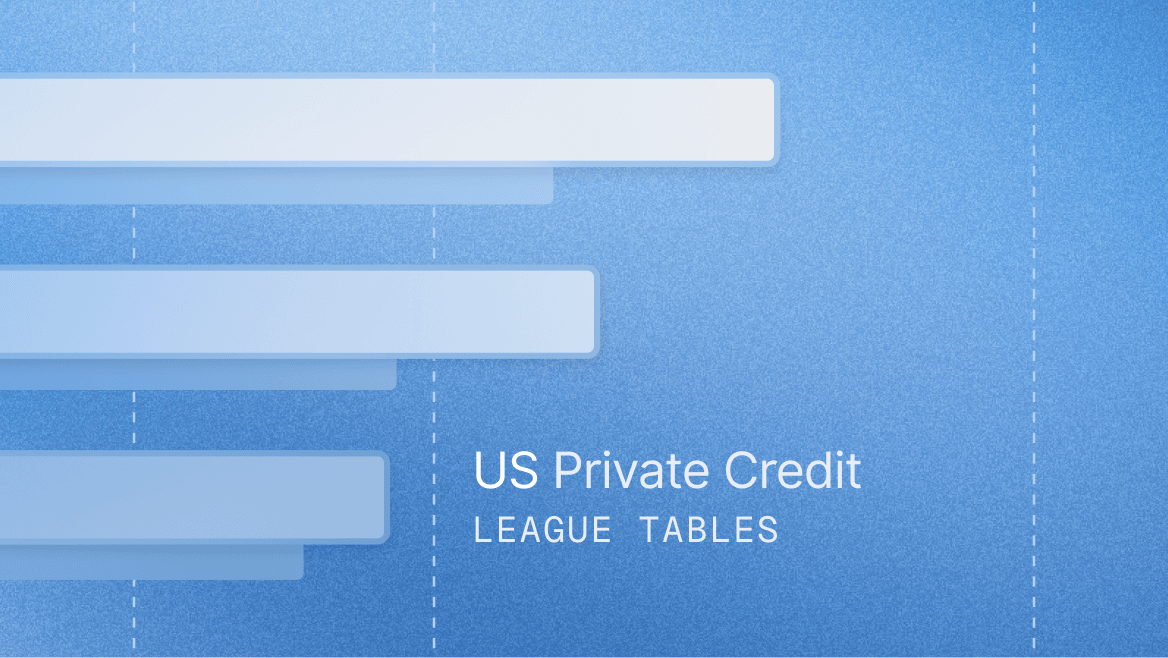 US private credit league tables Q1 26