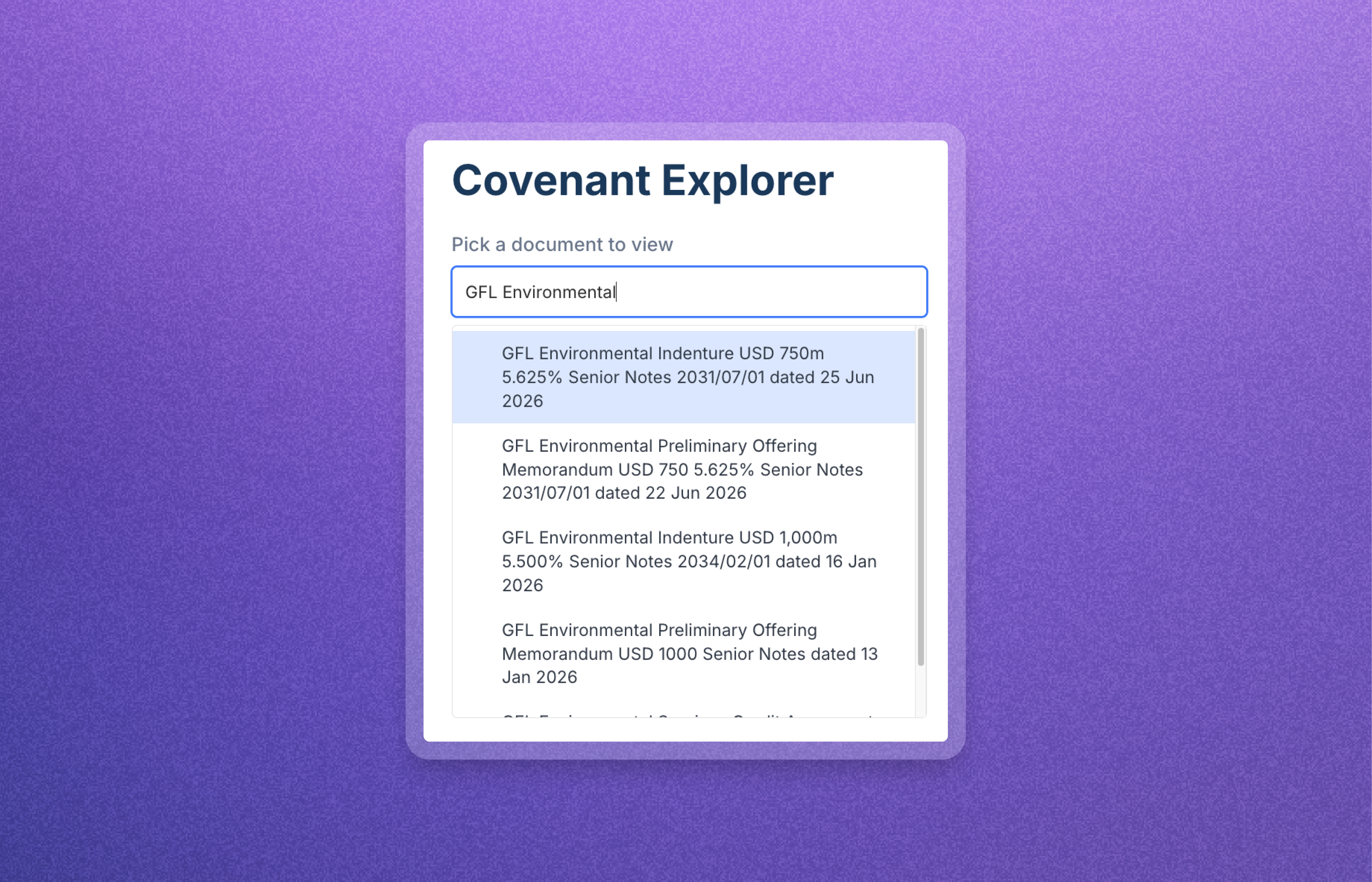 Covenant Explorer