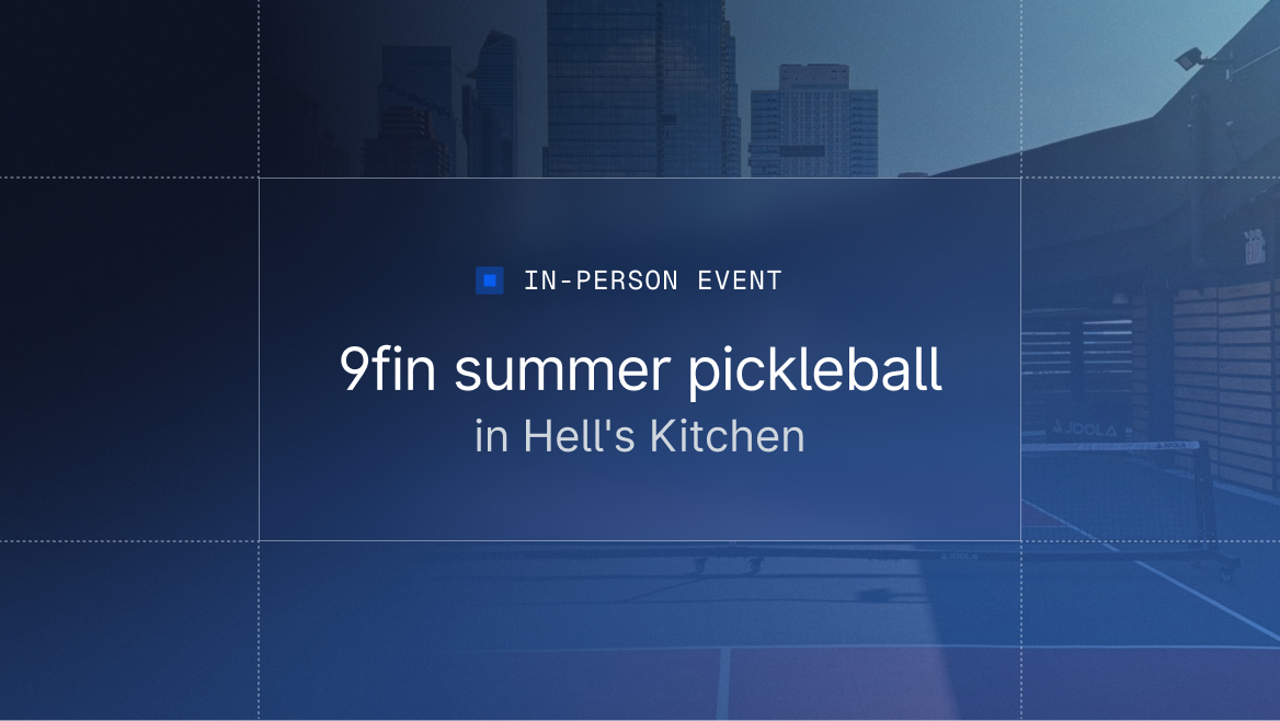 9fin summer pickleball in Hell's Kitchen