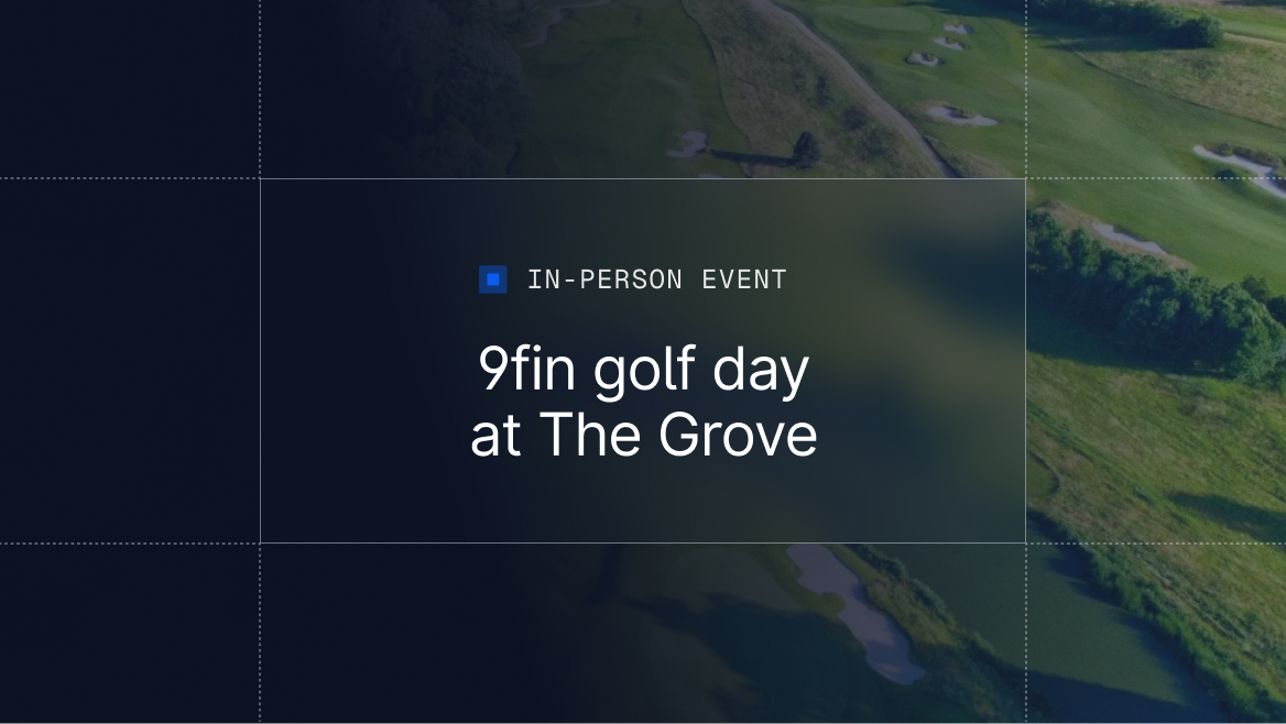 9fin Golf Day at The Grove