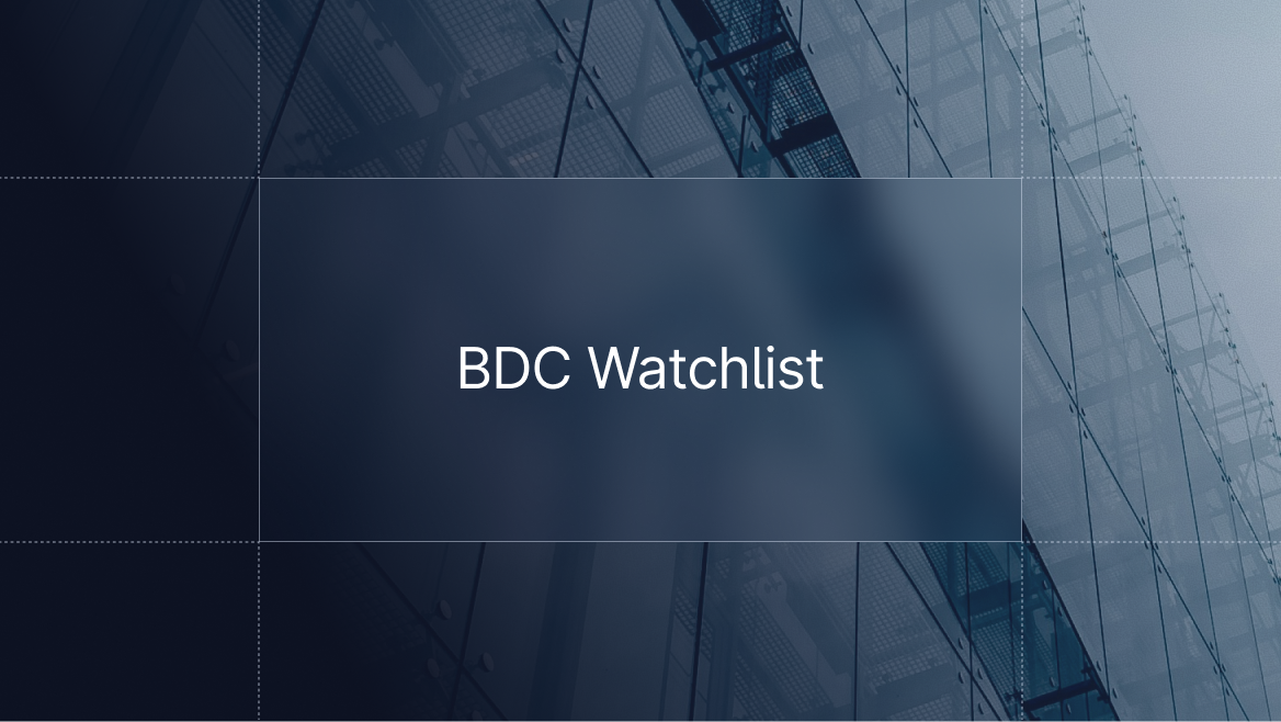 Q1 26 at-risk BDC watchlist