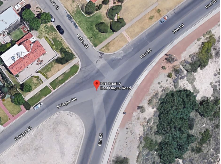 Intersection before new roundabout. Source Google Maps