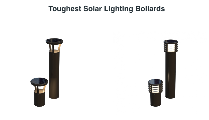 PLB and WLB solar bollards