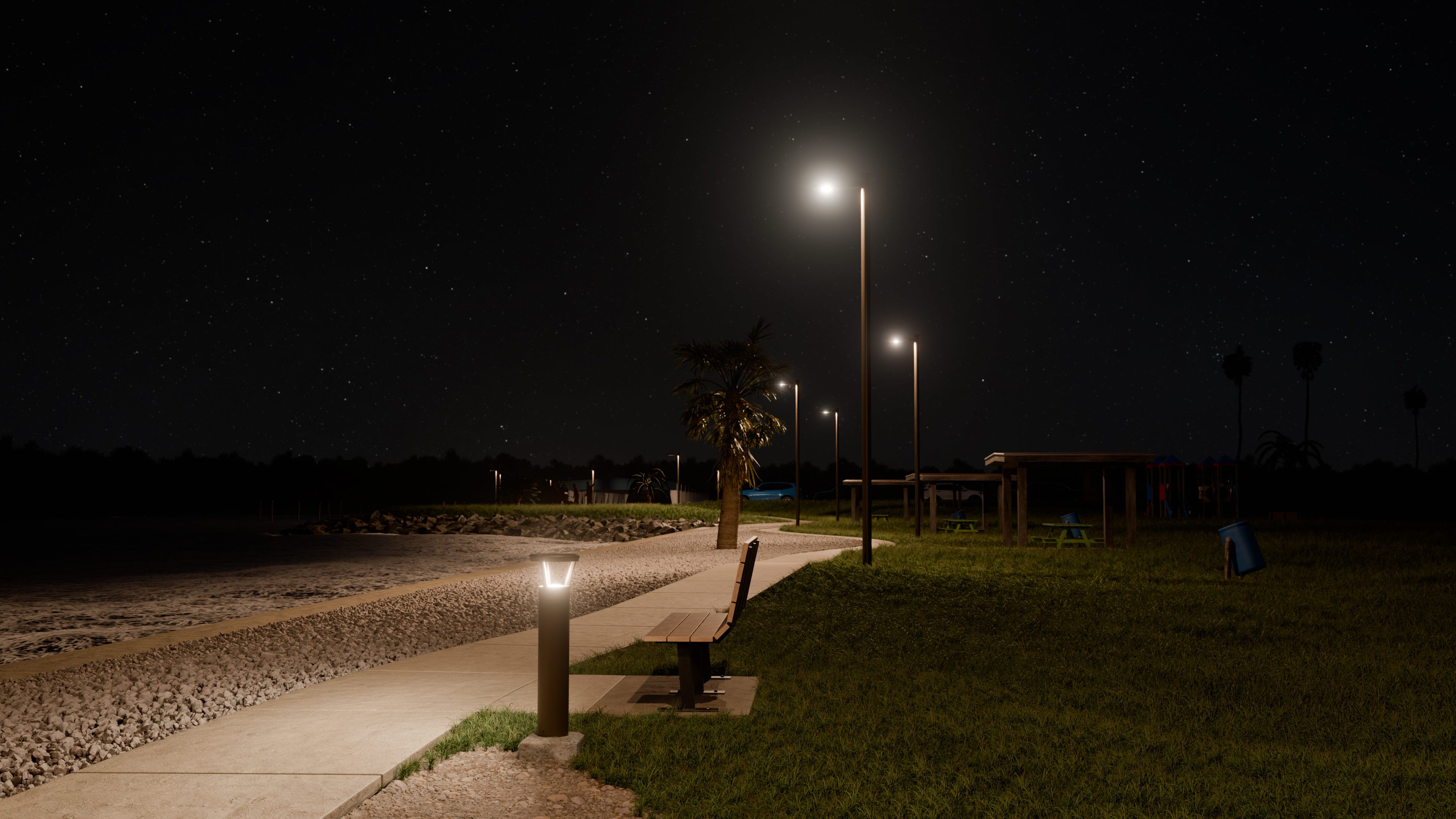 Outdoor Solar Path LIght