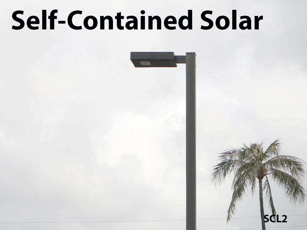 FLT solar lighting for parking lots integrates the solar panels