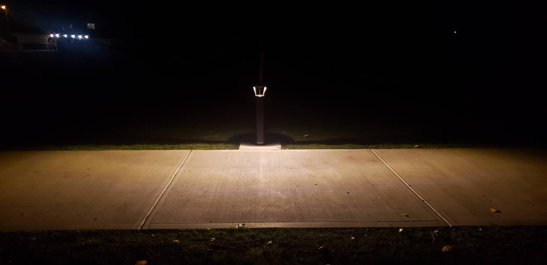 Solar Bollard in Sidney, BC
