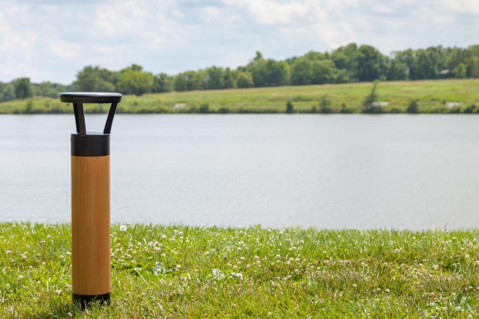 Structura Zora solar bollard powered by FLT