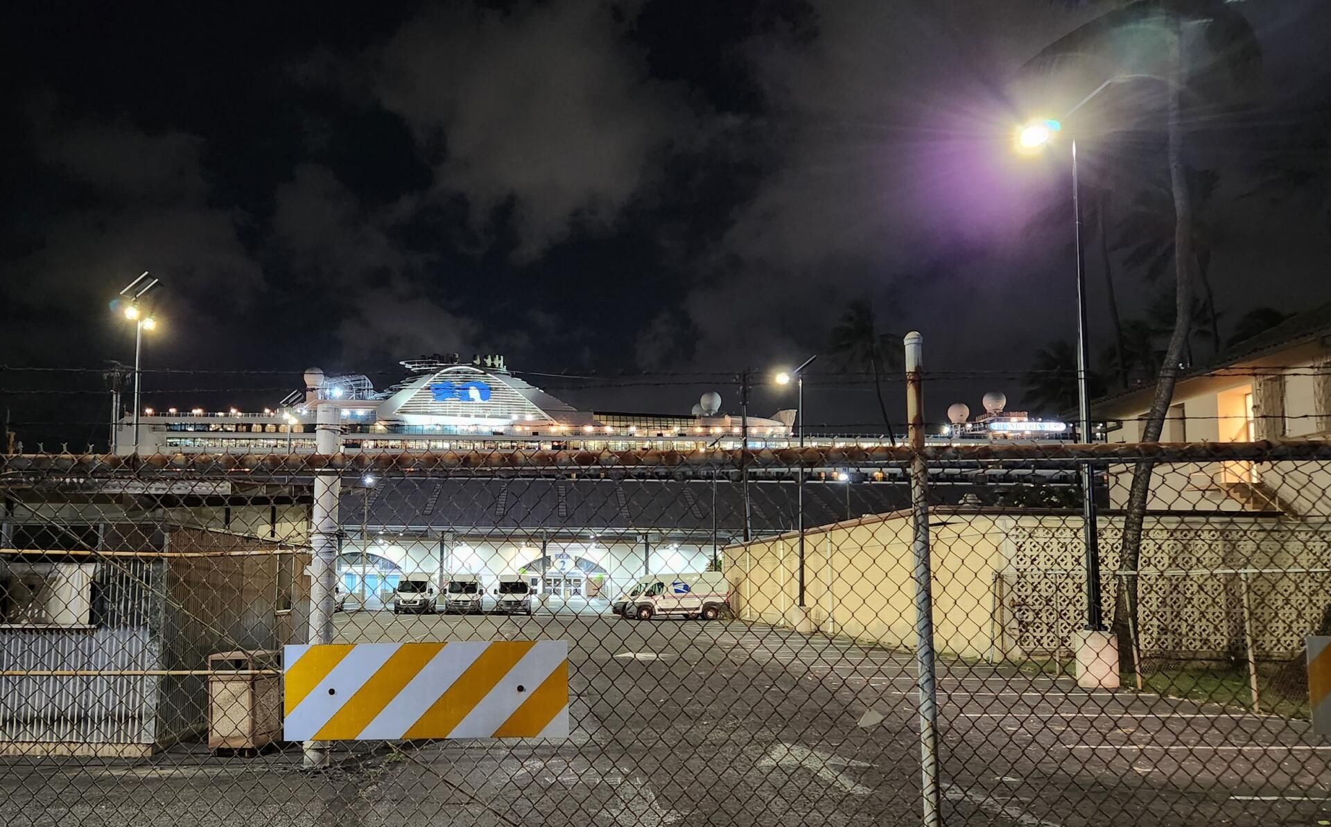 BFL street lights illuminate the port facility