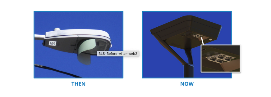 Before and after with backlight shield