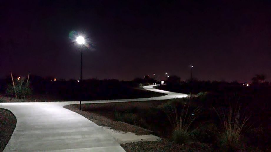 Solar Path Lighting at Dark