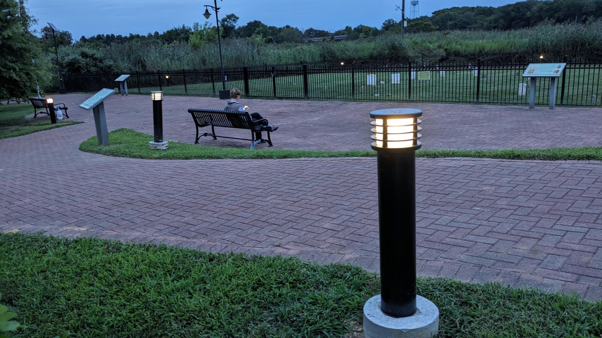 WLB Architectural Solar Bollard in Delaware City, DE