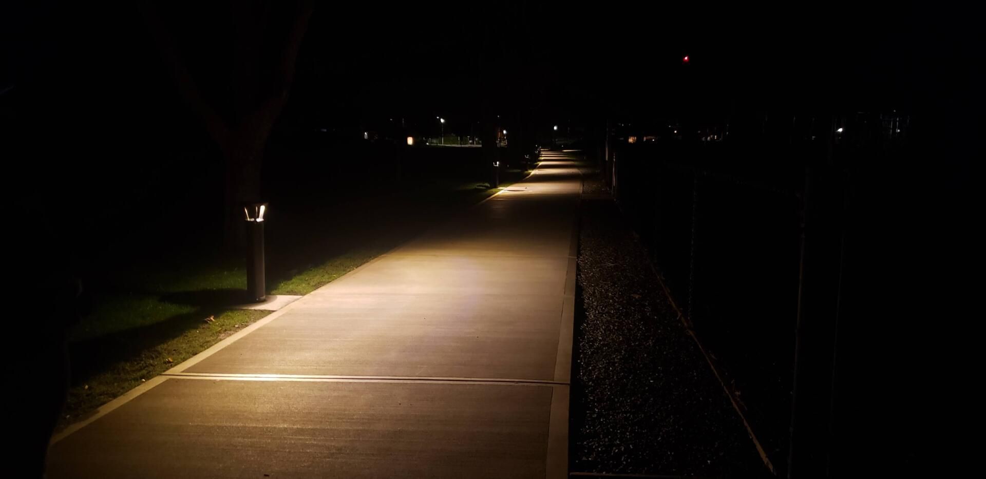 Solar Bollard in Sidney, BC