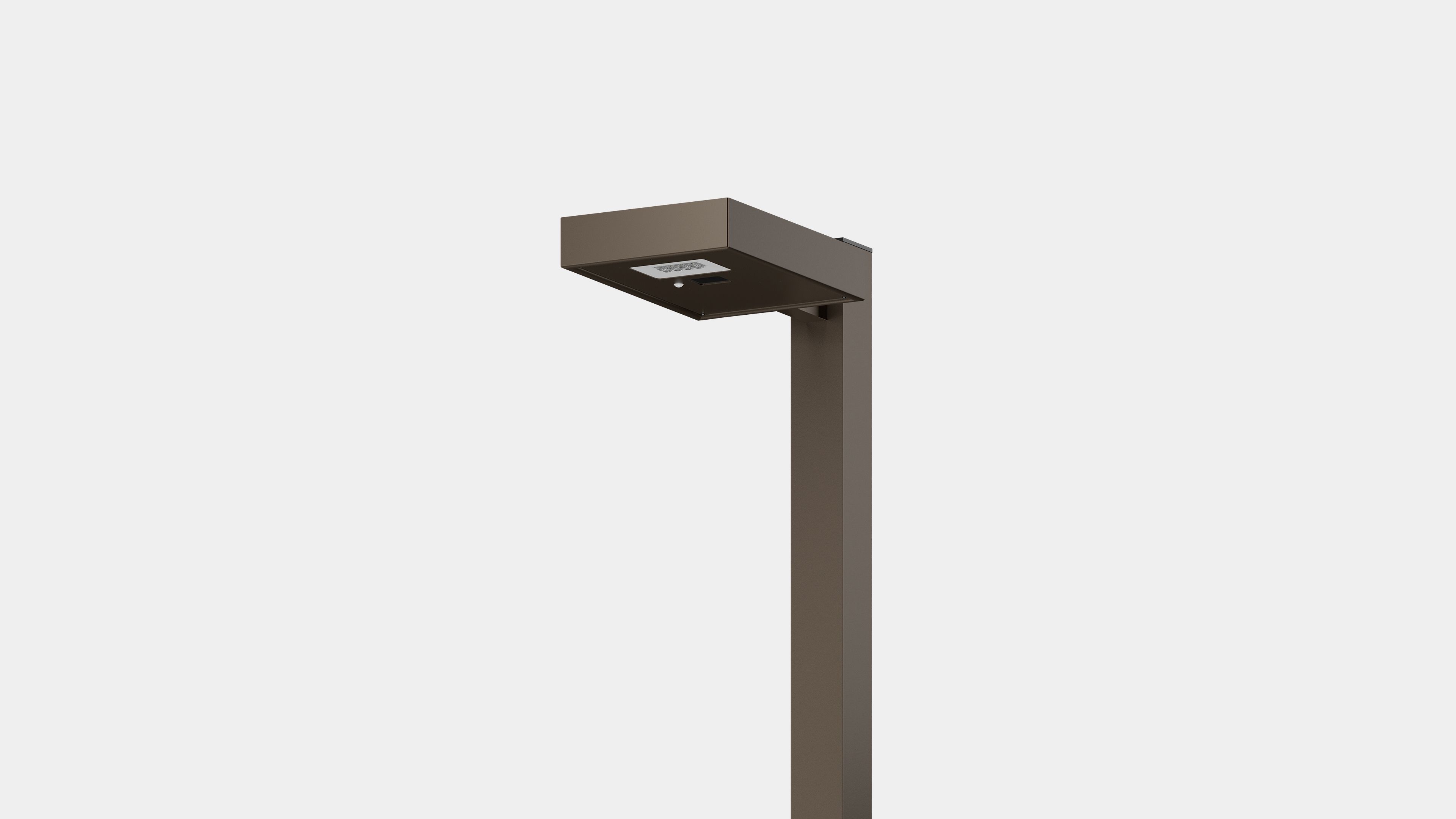 SCL Solar Area Light With BronzeFinish