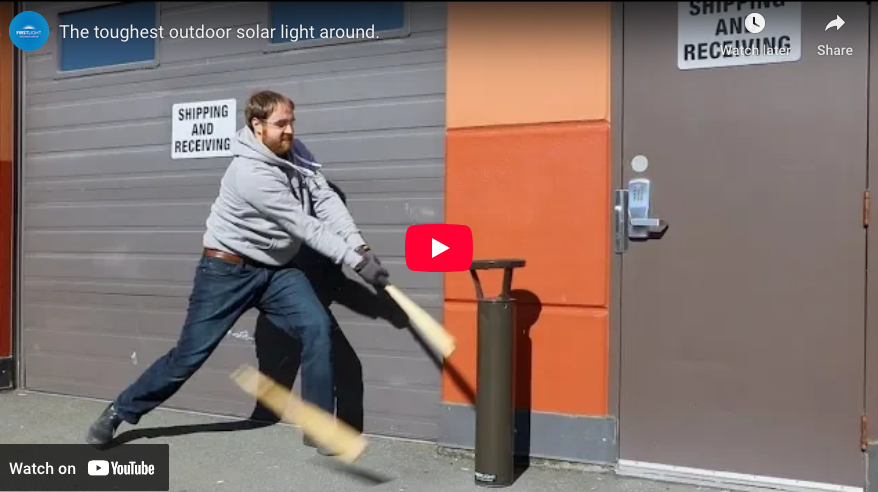 The toughest outdoor solar light 
