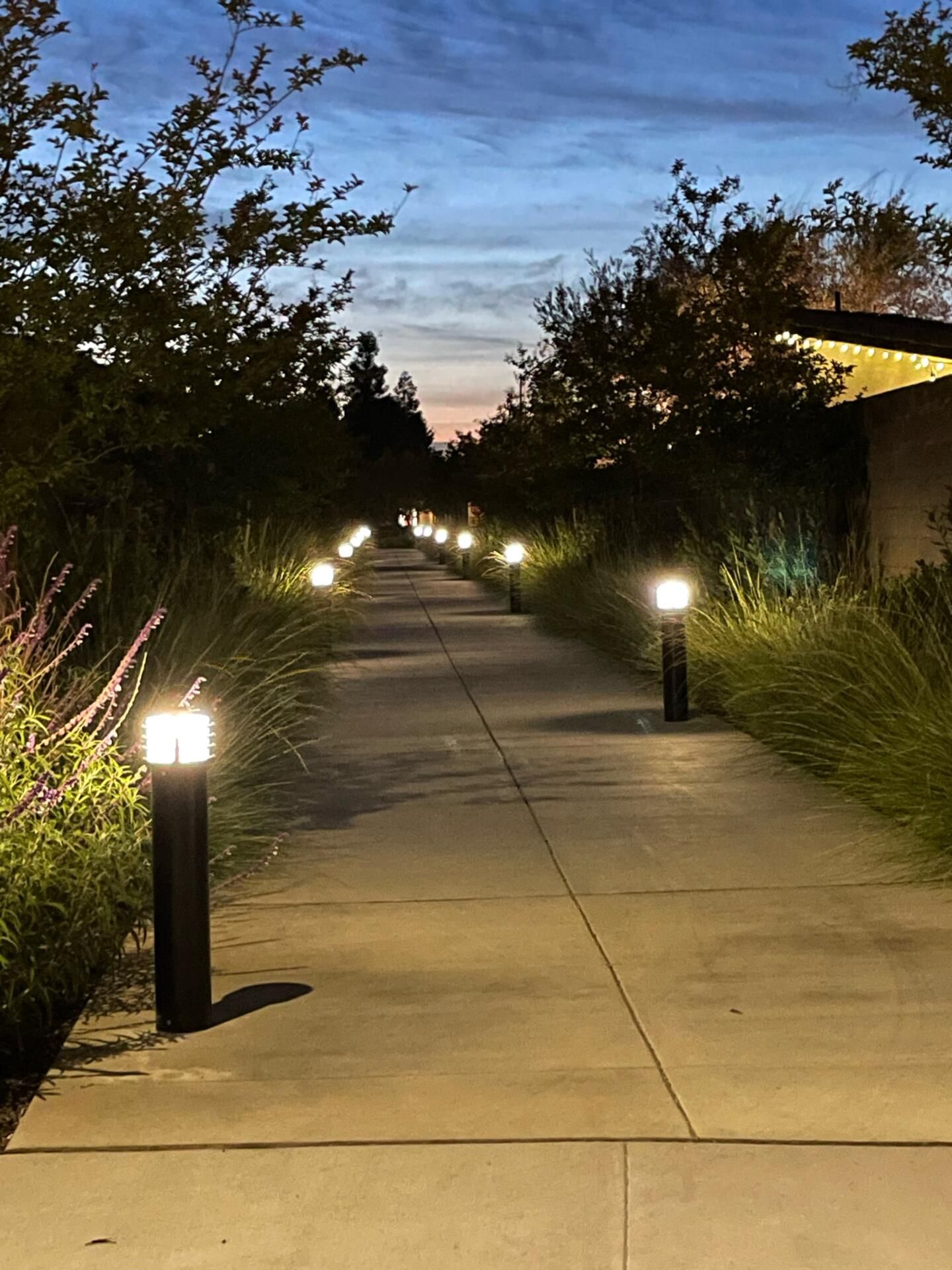 WLB Architectural Solar Bollard in Kingsburg, CA