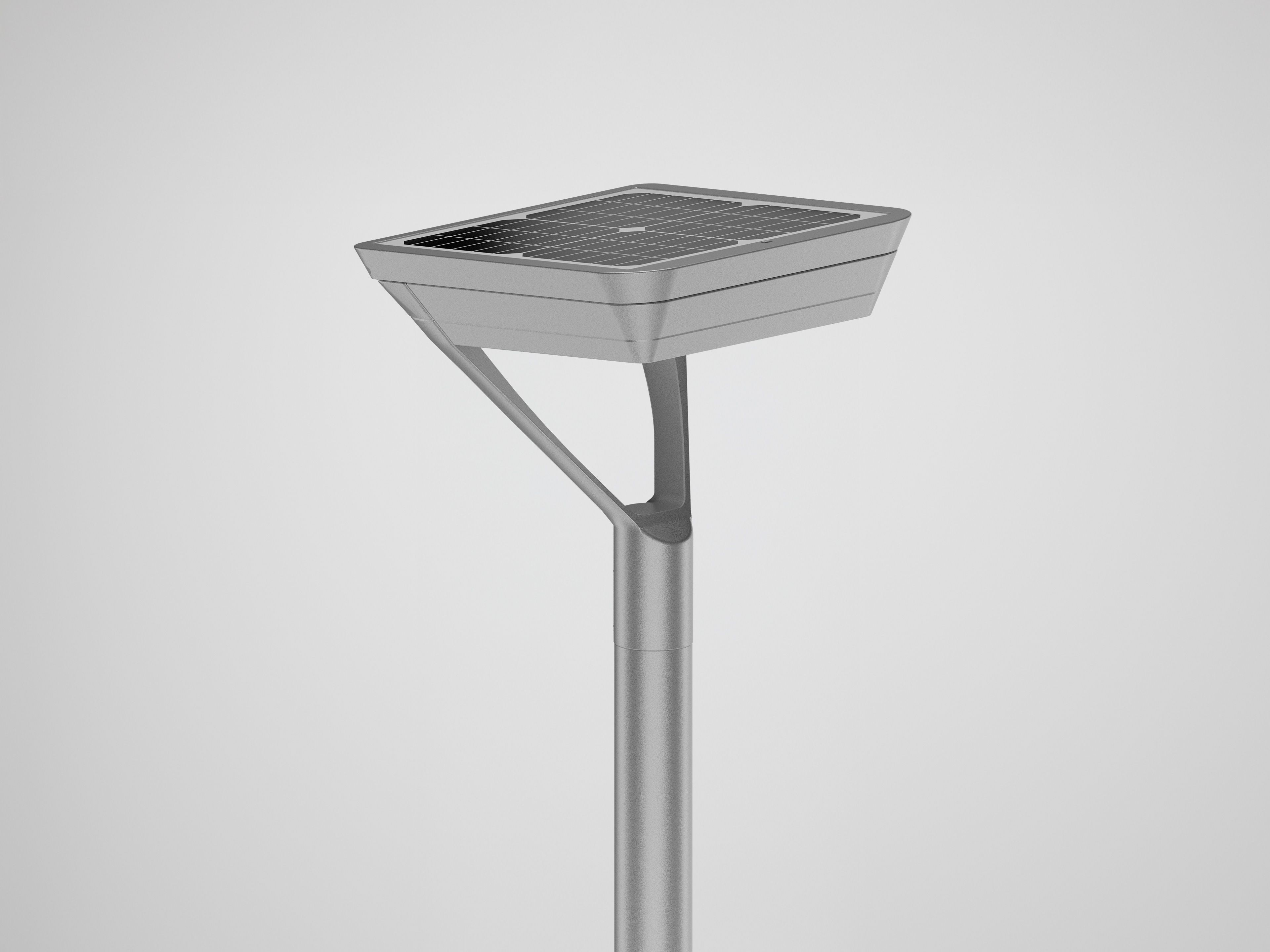 Solar Area Lights with Integrated Compact Design