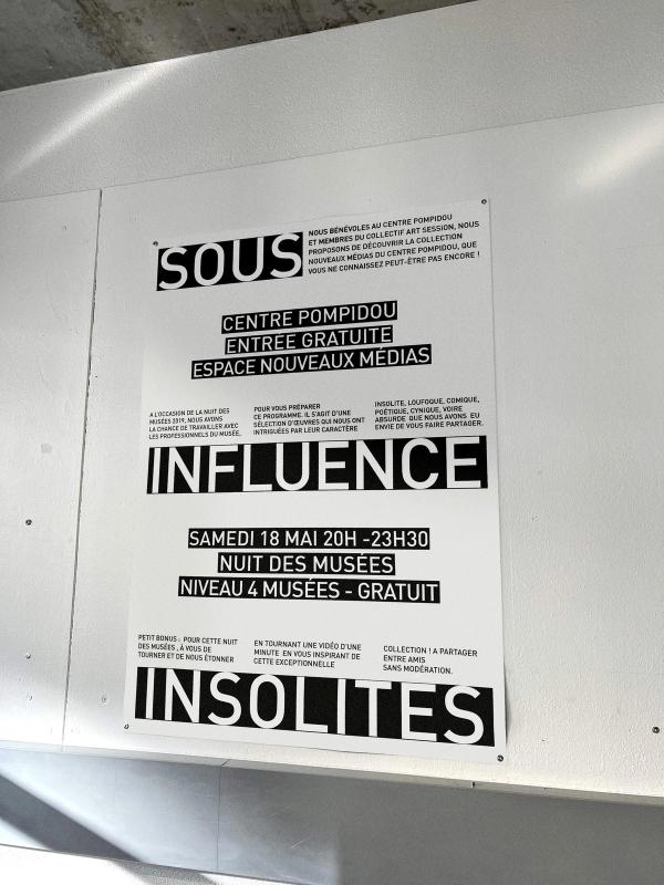 Sous influence insolites - Centre Pompidou