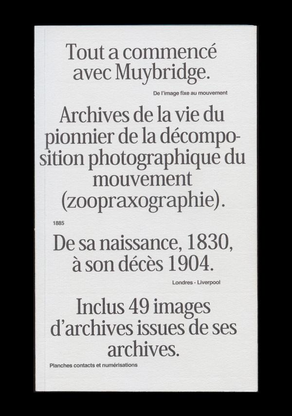 Tout a commencé avec Muybridge