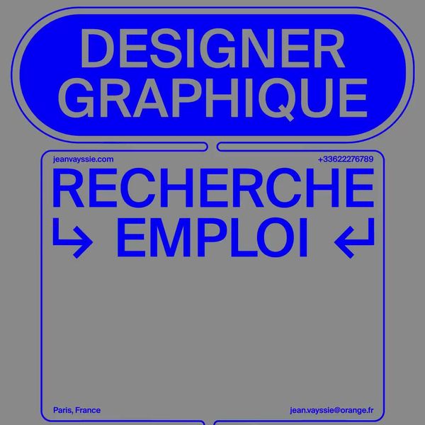 Designer recherche emploi