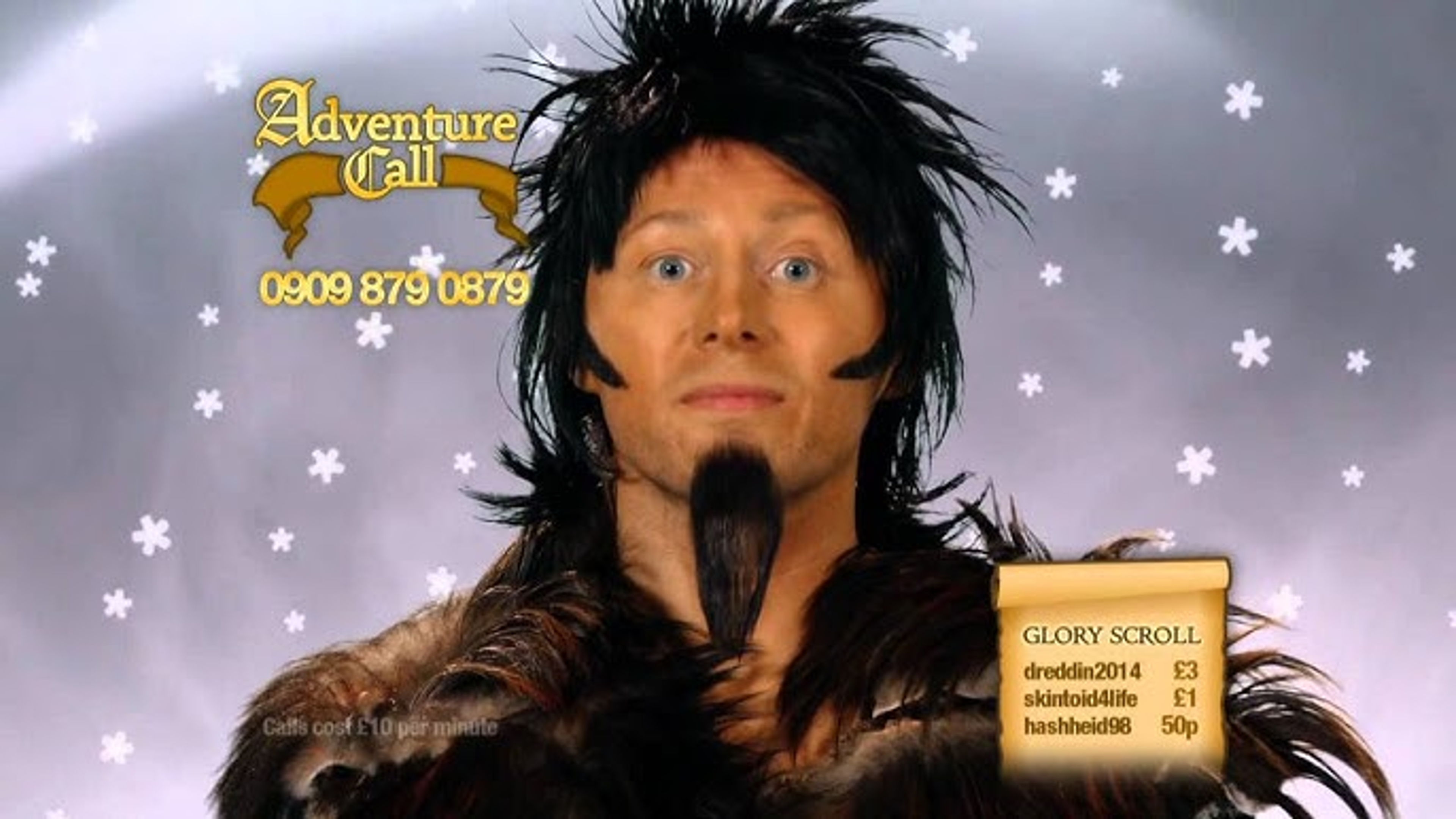 Brand, pictured earlier, offering his followers magic for cash