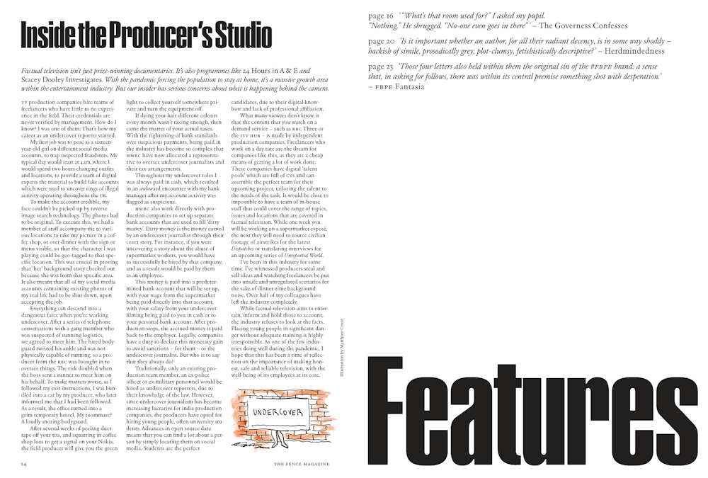 Issue 5 inside spread 1
