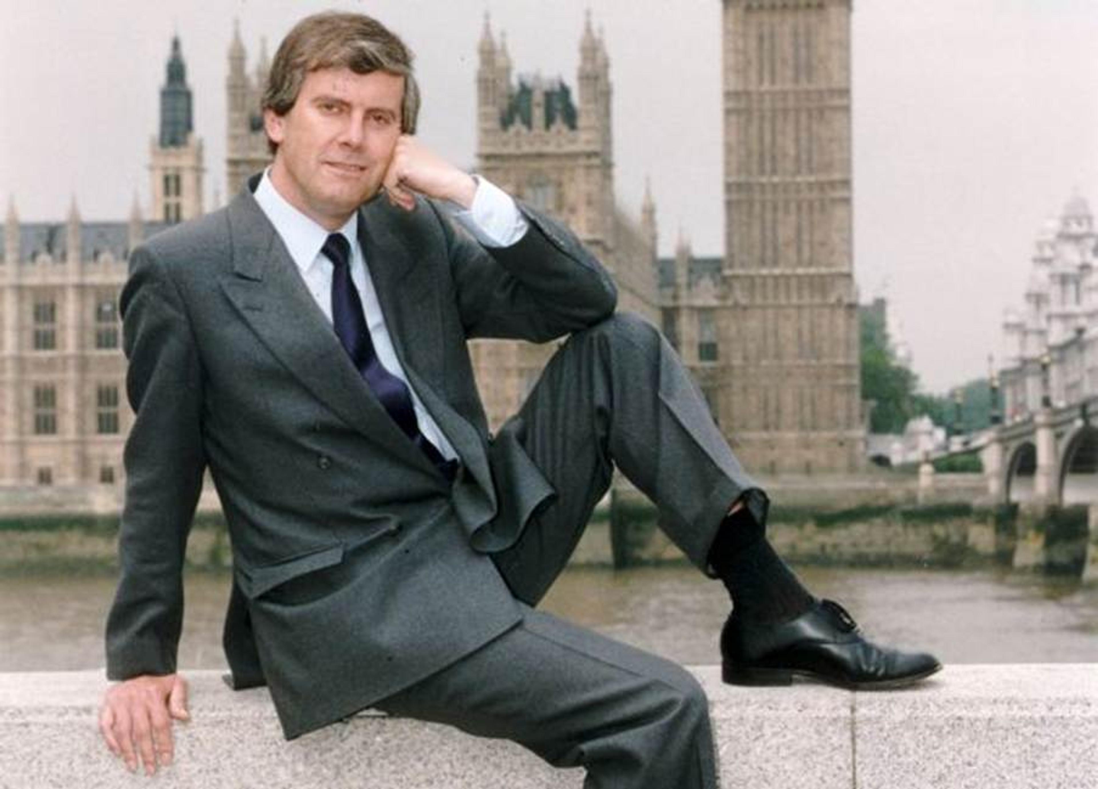 Here he is in a suit, though