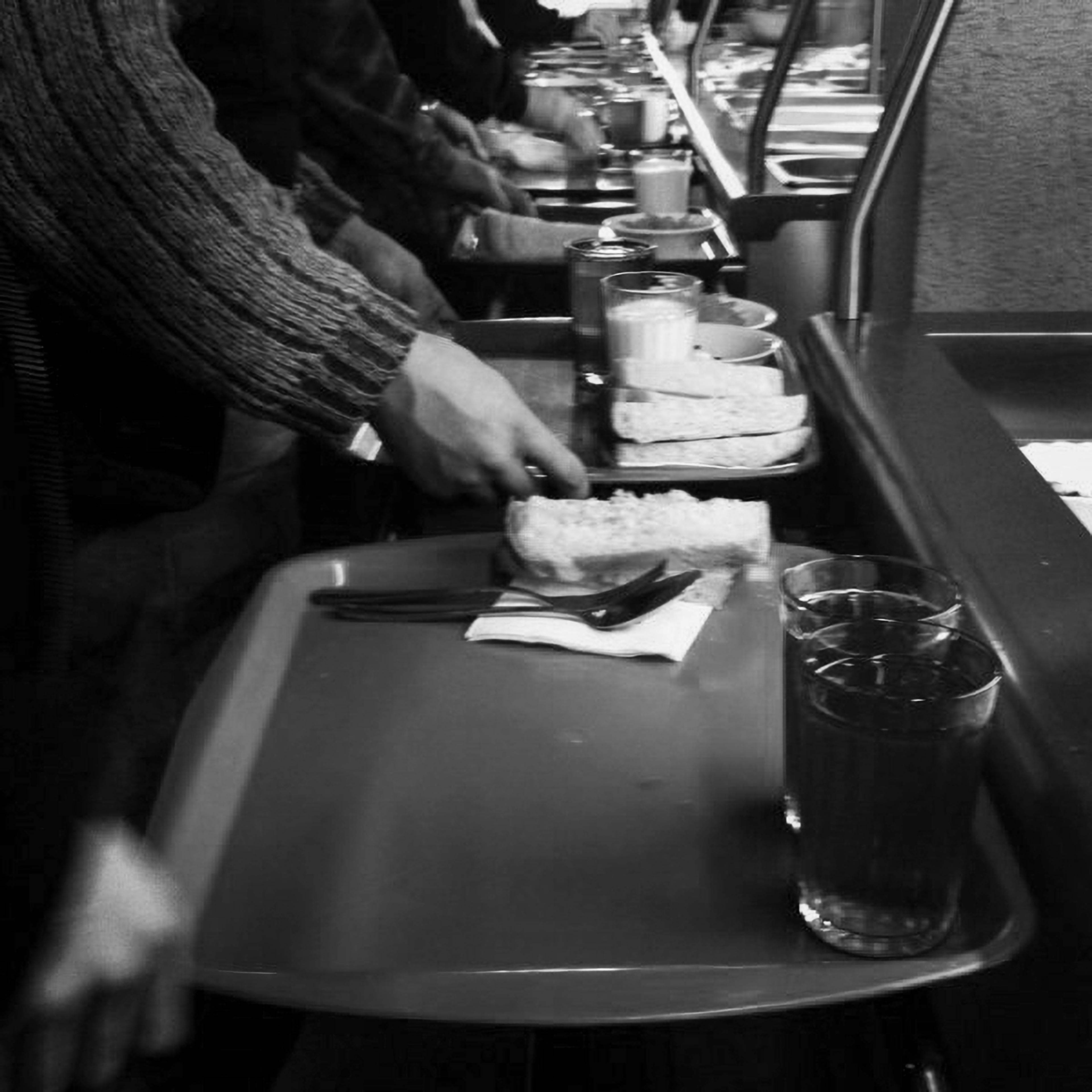 A Russian gas worker’s photo of an Arctic canteen