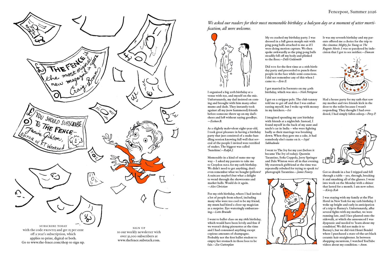 Issue 28 inside spread 1